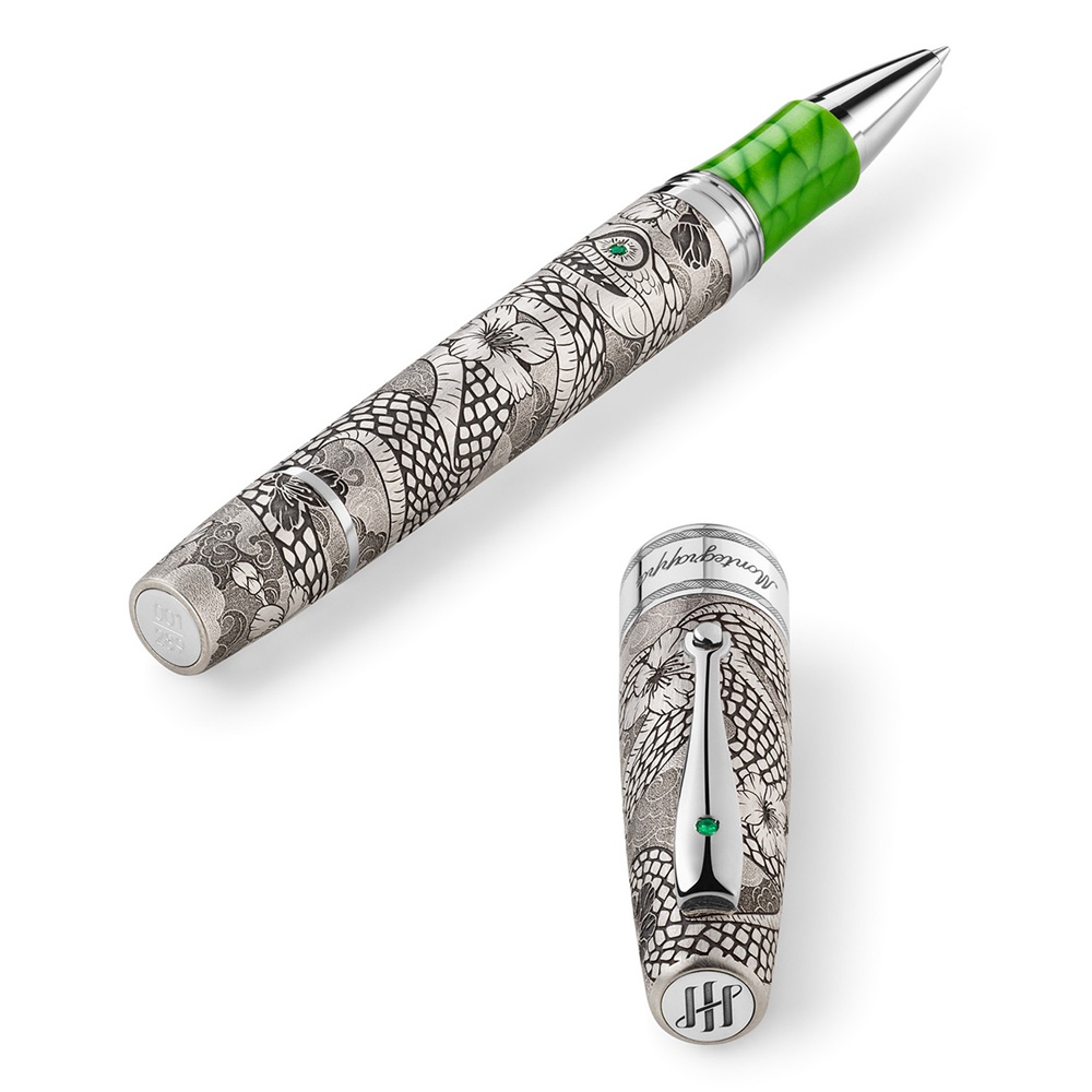 筆記具 Montegrappa Zodiac Snake  No.426 Montegrappa Year of the Snake Limited Edition Rollerball